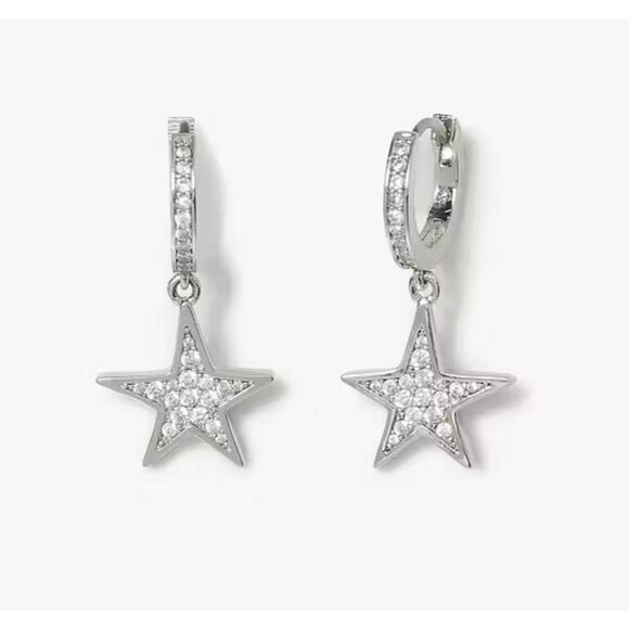 Kate Spade NEW earrings You’re a Star huggies - Picture 4 of 10